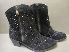 Womens Moda In Pelle Calita Black Ankle Boots - Size 37 EU