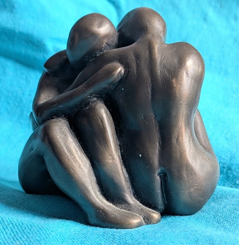 Bronze sculpture lovers - sculpture, by
