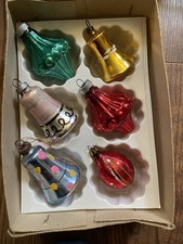 6 Vintage Mercury Glass