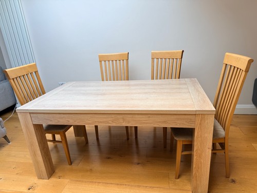 Dining table and chair set - and, 6