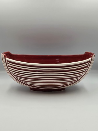 Sylvac red white striped - red,