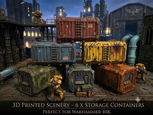 Storage crates containers - 6, crates/containers