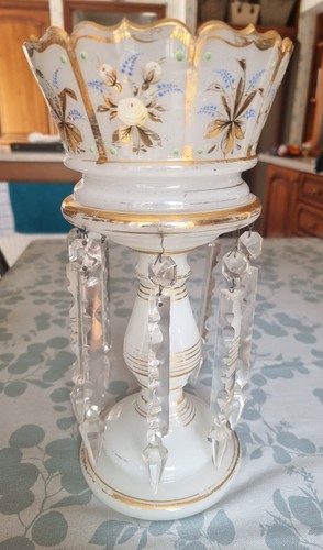 Victorian lustre vase with