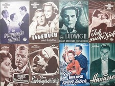 28 Wiener Filmprogramme mit O.W. FISCHER / NFP und Vorläuferserien / Konvolut