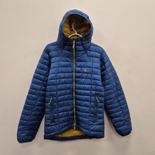 Rab Nimbus Cirrus Pertex Puffer Hooded Walking Hooded Blue Jacket Coat Small 