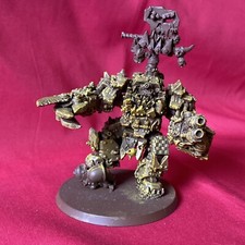 Ork Warboss Warchief In Juggernaut Armour Kromlech 40k (U9253)