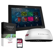 Raymarine Axiom+ 12 RV Chartplotter/Fishfinder w Quantum Q24C Radar T70590 Boat