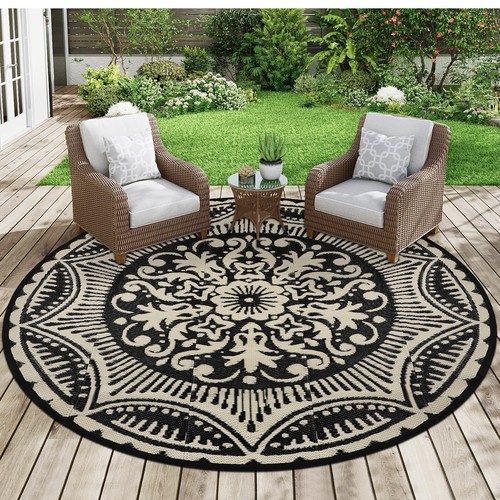 Extra large round outdoor rug - extra,
