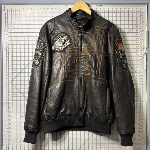 Avirex hardy leather jacket - avirex, ed