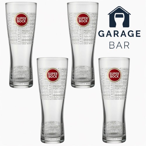 Set super bock pint beer - pint,