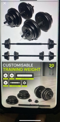 Opti cast iron dumbbell set - cast,