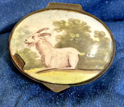 Antique c19th bilston - bilston, enamel