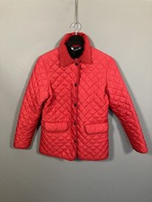 HENRI LLOYD QUILTED Jacket - Size UK10 - Red - Great Condition - Women’s