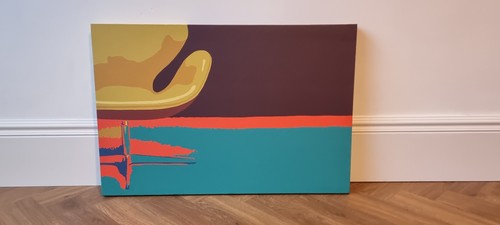 Acrylic canvas modern mid - acrylic,