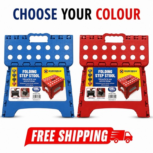 Folding step stool 120kg heavy - stool,