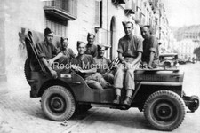 Fsd-91 Military, WWII, Soldiers In Willys MB Jeep. Photo