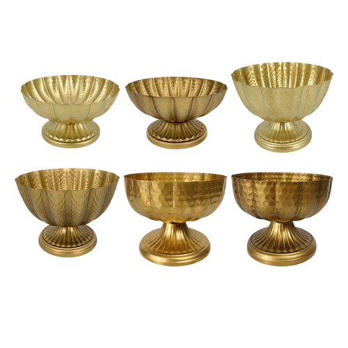 Urn planter metal floral - urn,