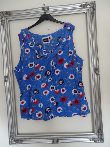Maine ladies blue floral - maine,