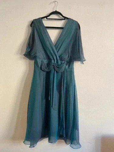 Teal turquoise silk floaty - teal,