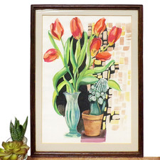 Framed Watercolour Painting