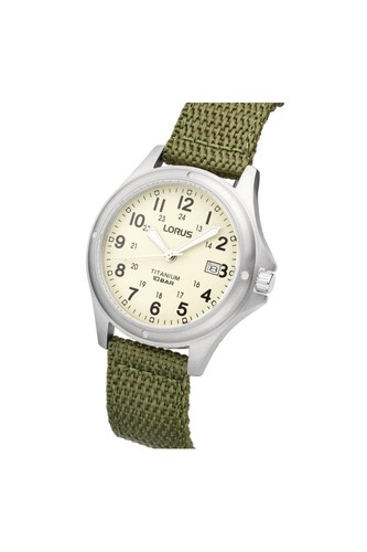 Lorus gents military titanium - lorus,