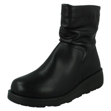 Ladies Spot On - F4R473 Extra Wide Ankle Boots