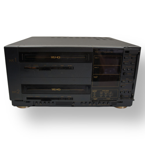 Amstrad dd8900 vhs vcr - amstrad, dual