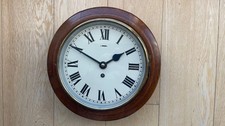 F W ELLIOTT CLOCK WALL CLOCK  (8" DIAL)  dated 1949