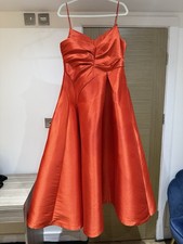 Coast Satin Harper Maxi Red Dress/Gown - UK 16