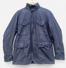 Barbour Tailored Sapper Men's Black Hooded Wax Jacket - Medium