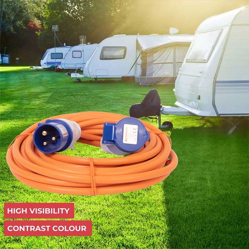 Caravan mains power extension - mains,