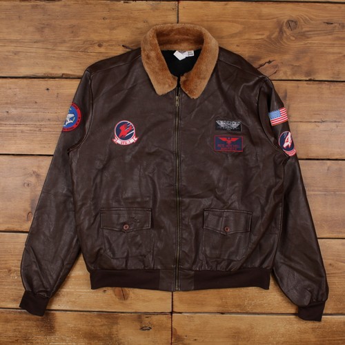 Top gun maverick faux - gun, leather