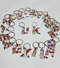 London Landmark Gift UK Souvenir Alphabet Letters Name Sign Metal Key Ring A - Z
