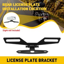 Adjusable Universal Motorcycle License Number Plate Holder Tail Tidy Bracket