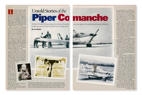 Piper comanche aircraft - piper,
