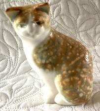 Lovely Moorside Pottery ginger cat Trio