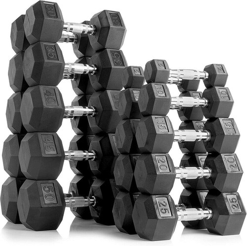 Hex dumbbells set - hex, iron
