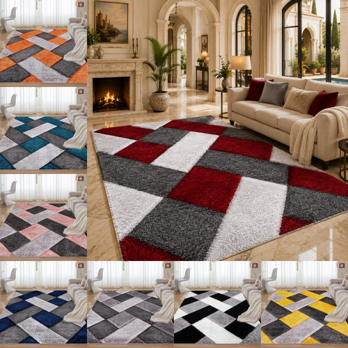Large shaggy rug soft fluffy - rug,