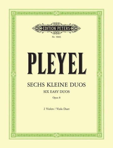 Easy duos 8 viola - duos, op.8
