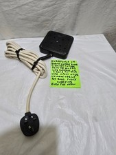 DURAPLUG  BLOCK  RUBBER 4 SOCKET EXTENSION LEAD APPROX + 11FEET BICC CABLE