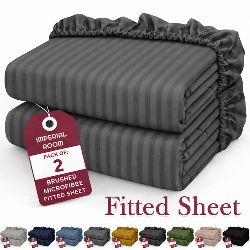 Stripe fitted sheet - fitted, 2
