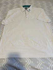 Footjoy Polo Shirt XXL White - Athletic Fit