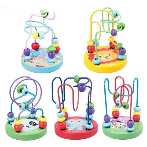 Colorful wooden roller coaster - colorful,
