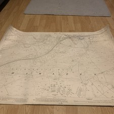 Antique 1933 Original map -
