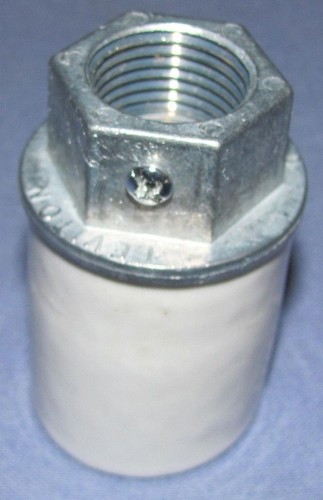 New porcelain light socket - ,