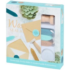 Wax Seal Kit Sealing Wax Personalise Letters Invitations and Crafts Great Gift