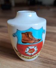 Crested Ware  RUSHDEN  Northants Clifton China  Urn/Vase