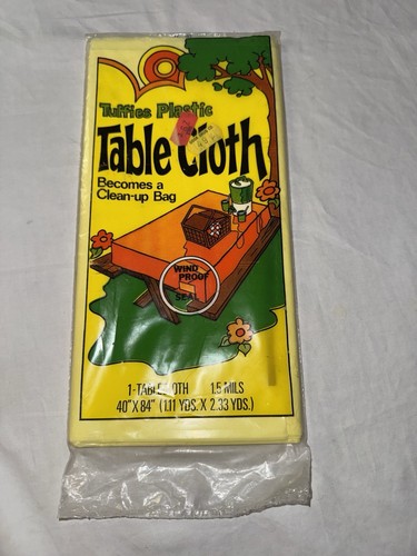 Vintage tuffies plastic - plastic, yellow