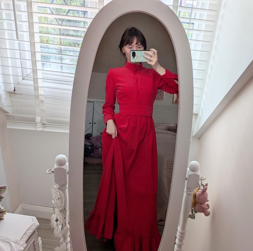 Vintage 1960s red thick - red,
