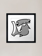 Minimalist Hammer Head Shark